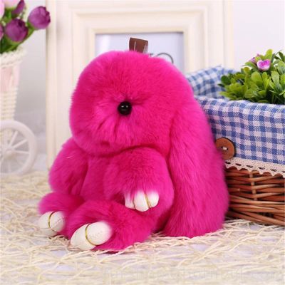 Лот: 9870926. Фото: 1. Брелок игрушка меховой кролик... Мягкие