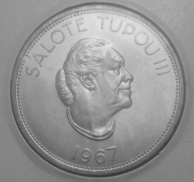 Лот: 4927205. Фото: 1. Королевство Тонга. 1 паанга 1967... Австралия и Океания