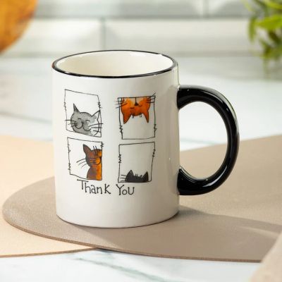 Лот: 24945445. Фото: 1. Кружка доломит, 310 мл, Cats... Кружки, стаканы, бокалы