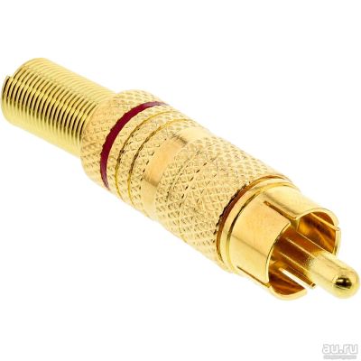 Лот: 16328674. Фото: 1. Разъем коннектор штекер RCA-M... Шнуры, кабели, разъёмы