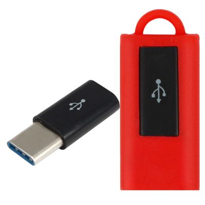 Лот: 9726754. Фото: 1. Переходник microUSB - USB Type-C... Дата-кабели, переходники