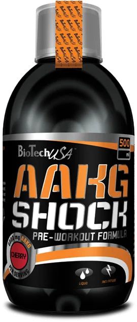 Лот: 10869026. Фото: 1. AAKG Shock Extreme 500 мл. BioTech... Спортивное питание, витамины