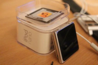 Лот: 3176019. Фото: 1. ipod nano 6 16Gb серый,комплект... Плееры