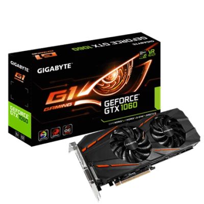 Лот: 12435243. Фото: 1. Gigabyte GeForce GTX 1060 G1 Gaming... Видеокарты