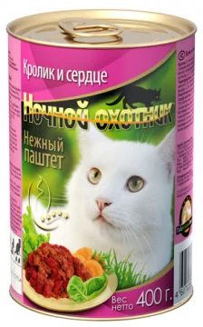 Лот: 15056056. Фото: 1. Кролик/Сердце 400г конс. корм... Корма
