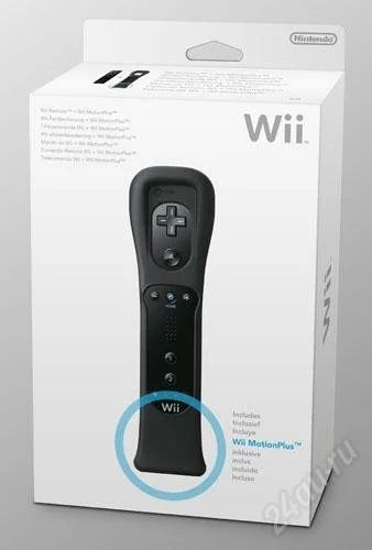 Лот: 903414. Фото: 1. Wii Remote Черный + Wii Motion... Аксессуары для игровых приставок, консолей, геймпады