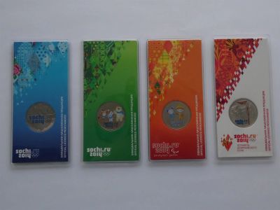 Лот: 3343497. Фото: 1. 25 рублей "Сочи-2014" 2011, 2012... Сувенирные банкноты, монеты