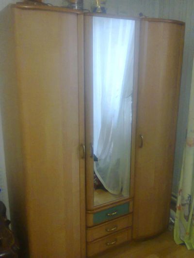 Лот: 8722703. Фото: 1. шкаф с зеркалом. Шкафы, шкафы-купе
