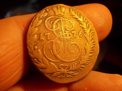 Лот: 15582801. Фото: 1. Хорошие Нечастые 2 копейки 1776... Россия до 1917 года
