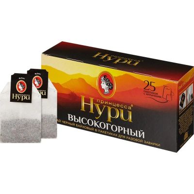 Лот: 13627409. Фото: 1. Чай Нури (пак) Высокогорный 25пак. Чай, кофе, какао