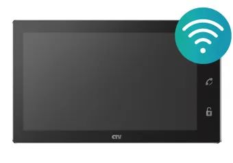 Лот: 19508497. Фото: 1. CTV-M4102FHD B (черный) Монитор... Домофонные системы