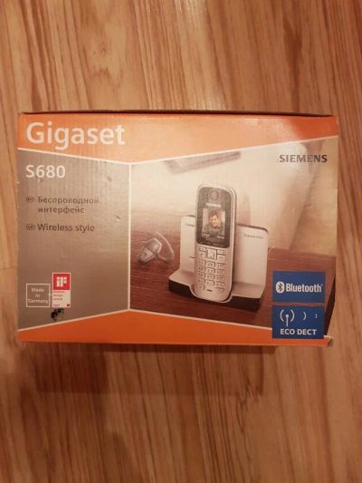 Лот: 10855702. Фото: 1. Радиотелефон Siemens Gigaset S680. DECT и радиотелефоны