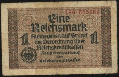 Лот: 2482753. Фото: 1. 1 марка * 3 рейх * 1940-е годы... Германия и Австрия