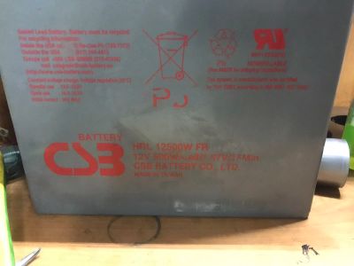 Лот: 16083177. Фото: 1. Аккумулятор CSB HRL 12500W. Аккумуляторы