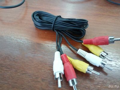 Лот: 9455667. Фото: 1. Тройной кабель RCA, 1,4 м. Шнуры, кабели, разъёмы