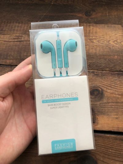 Лот: 13429623. Фото: 1. Наушники Earphones Blue. Наушники, гарнитуры