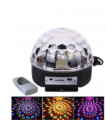 Лот: 10555092. Фото: 1. Диско шар Magic Ball Light MP3... Гирлянды, шарики, новогодние аксессуары