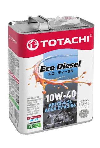 Лот: 18771039. Фото: 1. TOTaCHI Eco Diesel 10w40 CI-4... Масла, жидкости
