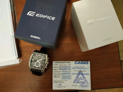 Лот: 12984595. Фото: 1. Мужские наручные часы Casio Edifice... Оригинальные наручные часы