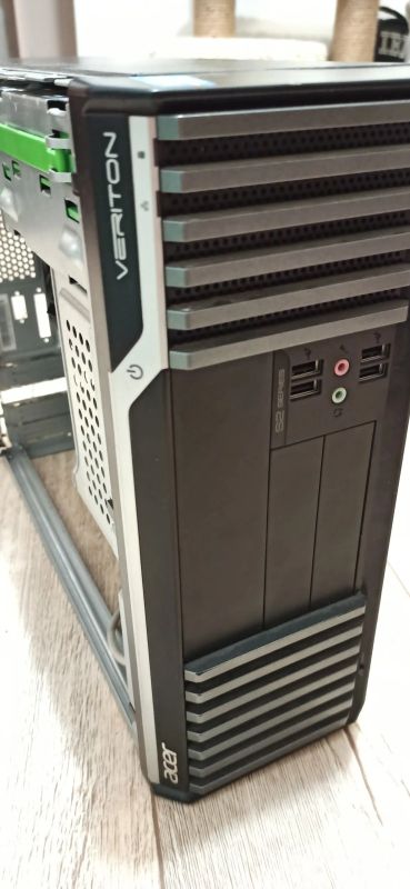 Лот: 24279204. Фото: 1. Корпус Acer + блок питания компактный... Корпуса, блоки питания