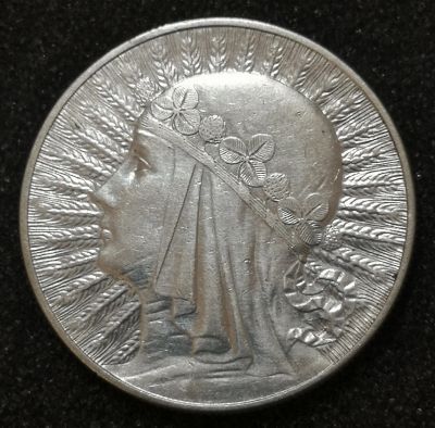 Лот: 23360392. Фото: 1. 10 злотых 1933 года. Польша. Голова... Европа