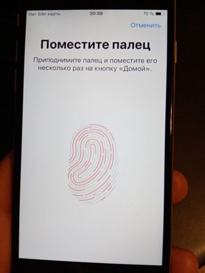 Лот: 15194307. Фото: 1. IPhone 6 64GB отпечаток работает. Смартфоны