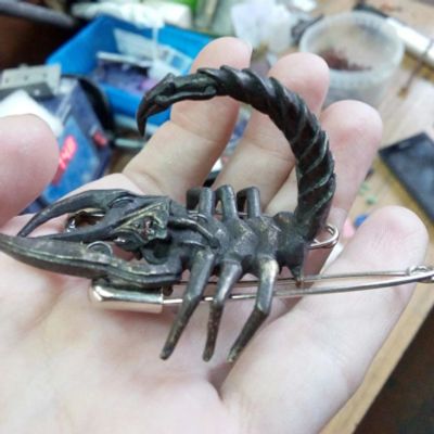 Лот: 9700469. Фото: 1. Скорпион Ручная работа. Другое (сувениры, подарки)