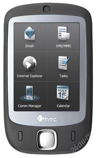 Лот: 1143270. Фото: 1. Коммуникатор за 1500 рублей! HTC... Смартфоны