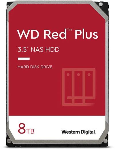 Лот: 17564659. Фото: 1. Жесткий диск WD Red Plus Wd80EFBX... Жёсткие диски (HDD)