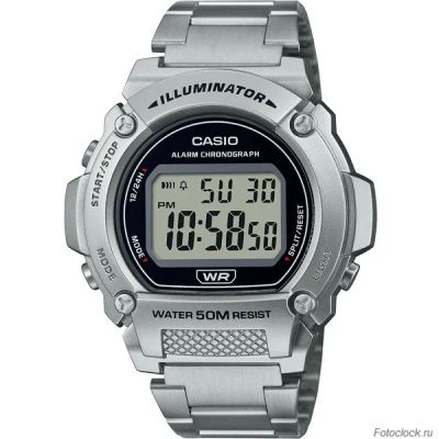 Лот: 21236578. Фото: 1. Casio W-219HD-1A. Оригинальные наручные часы