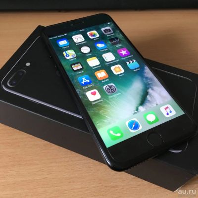 Лот: 10334565. Фото: 1. Apple iPhone 7 Plus 128GB Jet... Смартфоны