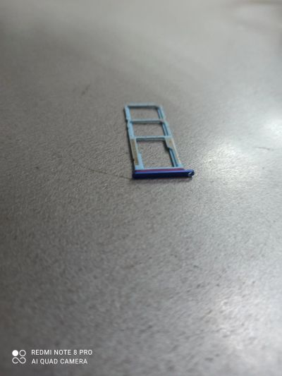 Лот: 18613271. Фото: 1. Сим-лоток синий Xiaomi redmi 7a. Корпуса, клавиатуры, кнопки