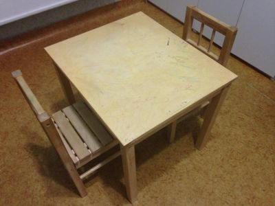 Лот: 5393510. Фото: 1. Стол и стульчики ИКЕА Срочно. Столики, стулья, парты