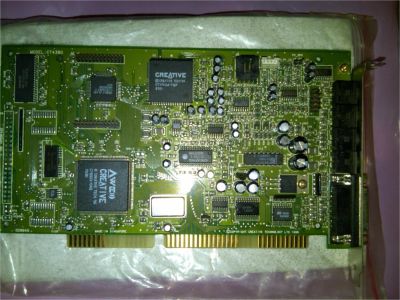 Лот: 8322510. Фото: 1. Sound blaster AWE64 (CT4380) ISA. Звуковые карты