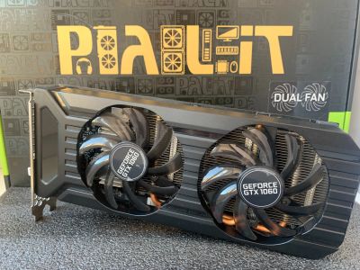 Лот: 19495350. Фото: 1. Видеокарта Palit GeForce GTX 1060... Видеокарты