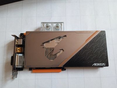 Лот: 21254560. Фото: 1. Видеокарта Aorus GeForce gtx 1080... Видеокарты