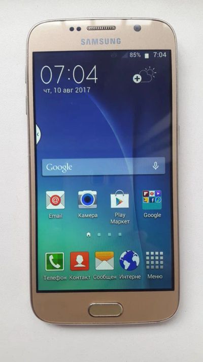 Лот: 10079134. Фото: 1. Samsung Galaxy S6 ( копия на 64... Смартфоны