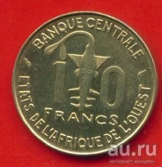 Лот: 8897987. Фото: 1. Западная Африка 10 франков 1977... Африка