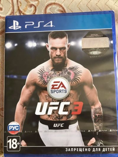 Лот: 11303129. Фото: 1. UFC3 на PS4 новый диск. Игры для консолей