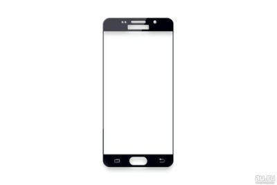 Лот: 9151458. Фото: 1. Стекло Samsung A7 2016 A710F Черное... Защитные стёкла, защитные плёнки