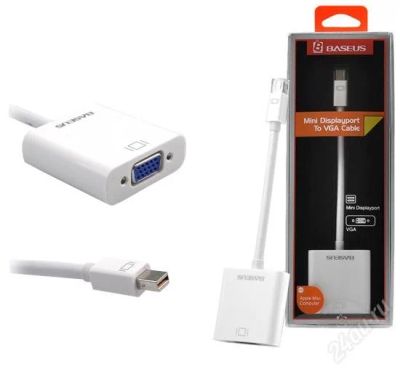 Лот: 2132551. Фото: 1. Адаптер BASEUS Mini Displayport... Шлейфы, кабели, переходники