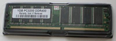Лот: 3783904. Фото: 1. 1gb ddr400 pc3200 оперативная... Оперативная память