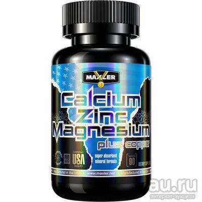 Лот: 8699666. Фото: 1. Calcium Zinс Magnesium от Maxler... Спортивное питание, витамины
