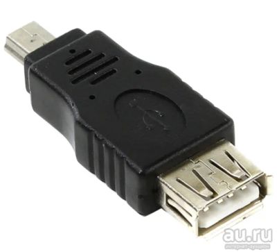 Лот: 18148243. Фото: 1. Переходник USB Af - Bmini 5pin. Дата-кабели, переходники
