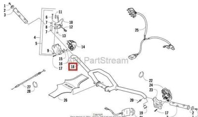 Лот: 25792771. Фото: 1. 1705-229 Руль Arctic Cat M8. Запчасти