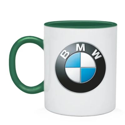 Лот: 6113015. Фото: 1. Кружка двухцветная BMW (Арт... Сувенирные мелочи