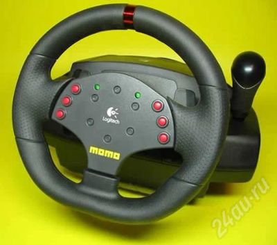 Лот: 474498. Фото: 1. Руль Logitech MOMO Racing Force... Рули, джойстики