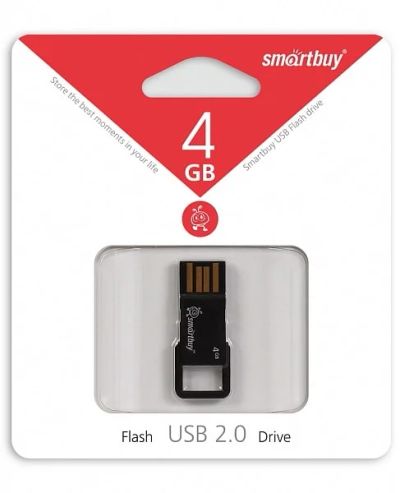 Лот: 10951219. Фото: 1. USB 4 Gb SmartBuy BIZ BLack \Объем... USB-флеш карты