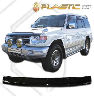 Лот: 13007644. Фото: 1. Дефлектор капота Mitsubishi Pajero... Детали тюнинга