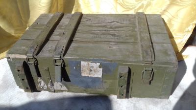 Лот: 25431769. Фото: 1. Военный ящик большой. Деревянный... Другое (для дачи, дома, огорода, бани, парка)